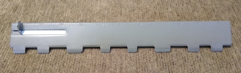 Paper guide, before painting